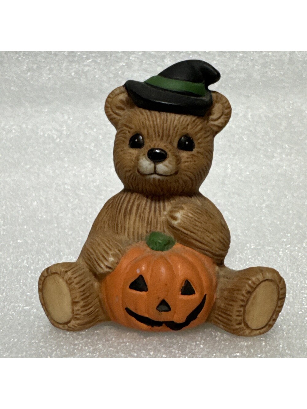 Homco Vintage 1984 Halloween Bear Figurine Fall Season Holiday Bear 1413